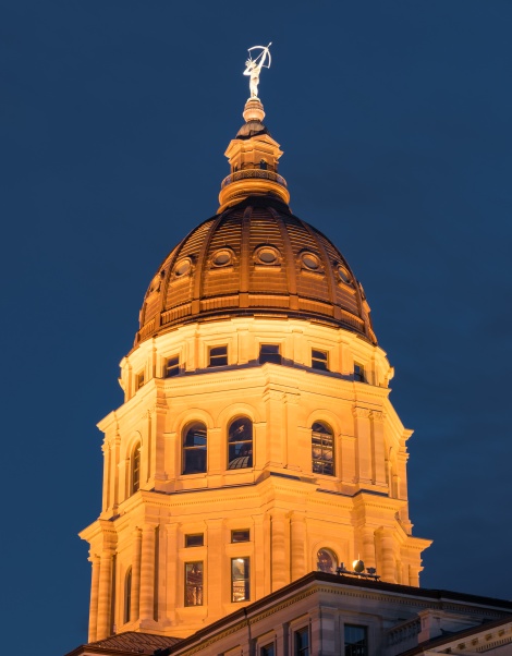 Dome of the Kansas State Capital Building Dome of the Kansas State Capital Building